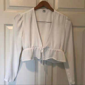 Aritzia long sleeve blouse